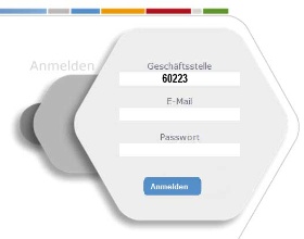 Eingabefeld Zugangsdaten Online-Depot - Copyright © im Bildnachweis
